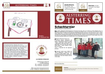 Alsterring Times - Alsterring Gymnasium