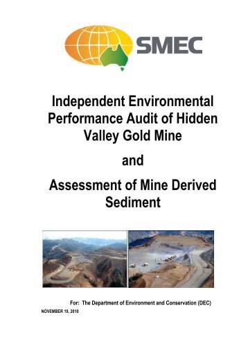 HVGM Environmental Performance Audit - Papua New Guinea Mine ...