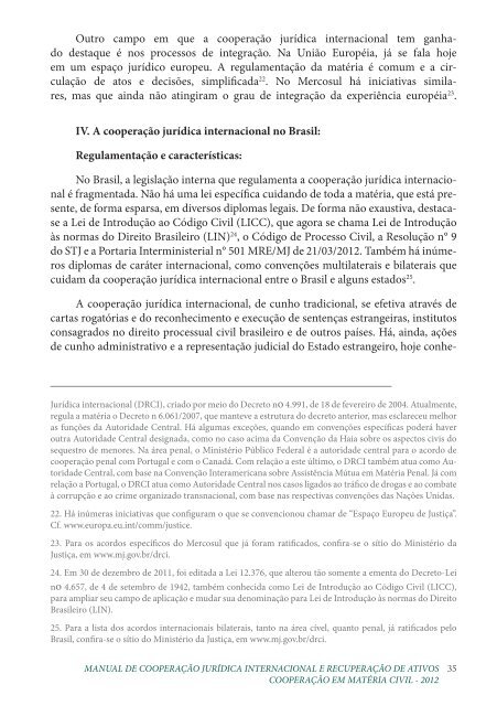 Manual Cooperação Jurídica Internacional Civil - Tribunal Regional ...