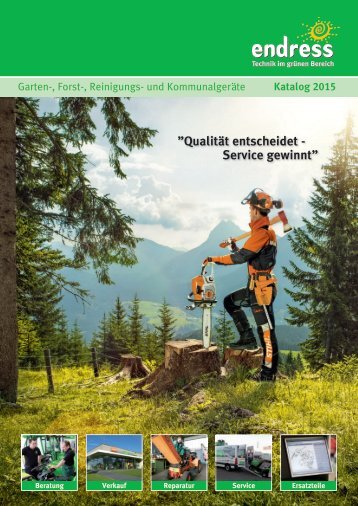 Endress Garten-Forstgeräte Katalog 2015