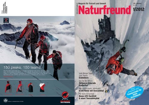 Magazin für Freizeit und Umwelt Eisklettern ... - Naturfreunde