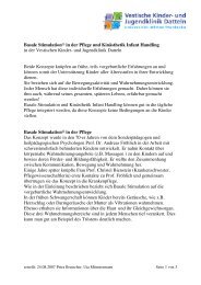 Internet Basale Stimulation KinÃ¤sthetik Infant.pdf - Vestische Kinder ...