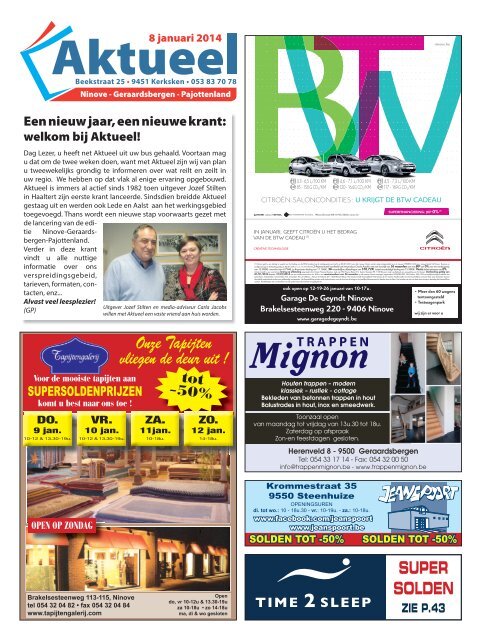 Editie Ninove 8 januari 2014