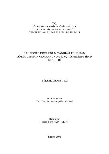 Download (4043Kb) - SÃ¼leyman Demirel Ãniversitesi