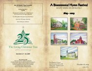 A Bicentennial Hymn Festival - First Baptist Church