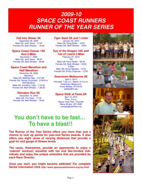 March 2010 - Space Coast Runners