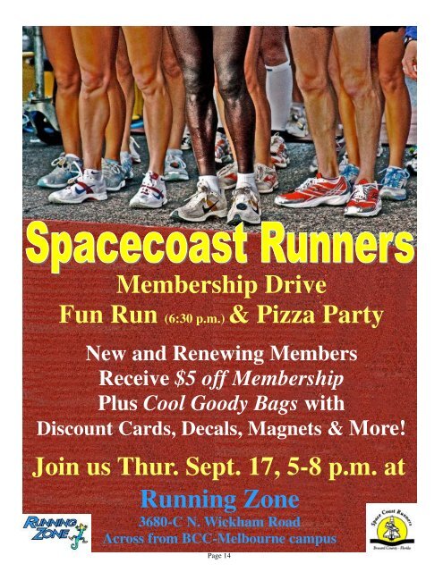 Sept 2009 - Space Coast Runners