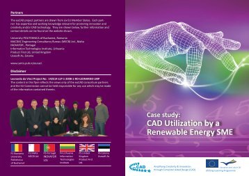 Case study: CAD Utilization by a Renewable Energy SME