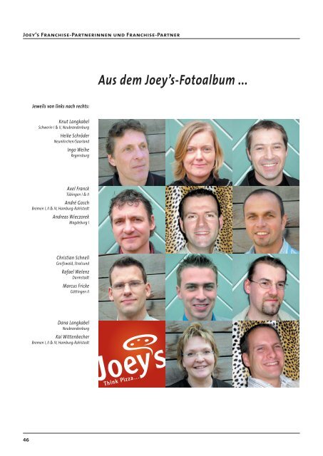 Das Buch zur Pizza - Joey's Pizza Service