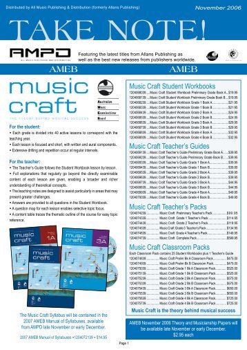 Ameb Online Music Craft Exams Ameb Online Music Craft Exams
