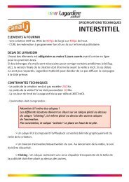 Fiche technique - Canal J interstitiel.pdf - LagardÃ¨re PublicitÃ©