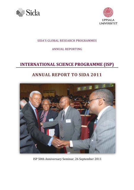 international science programme (isp) report to sida 2011