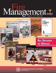 Fire Managementtoday - USDA Forest Service