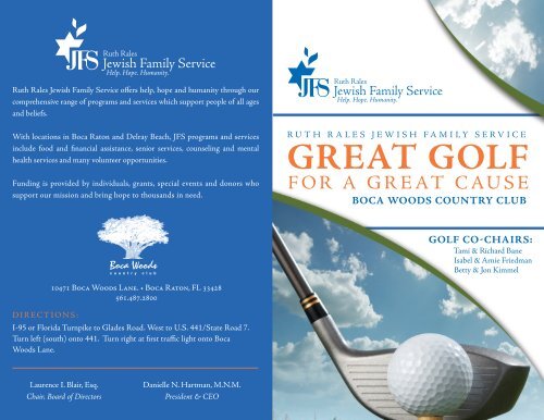 GREAT GOLF - Ruth Rales Jewish Family Service