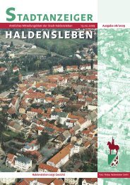 Aktuelles - Haldensleben