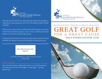 GREAT GOLF - Ruth Rales Jewish Family Service