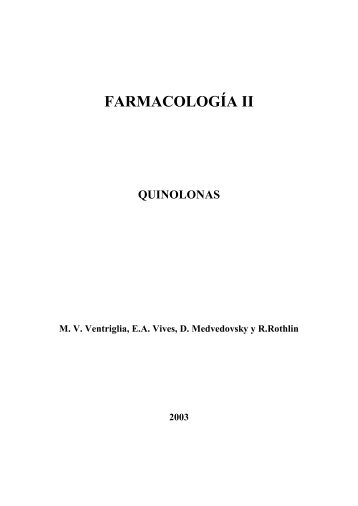 Quinolonas - FarmacoMedia