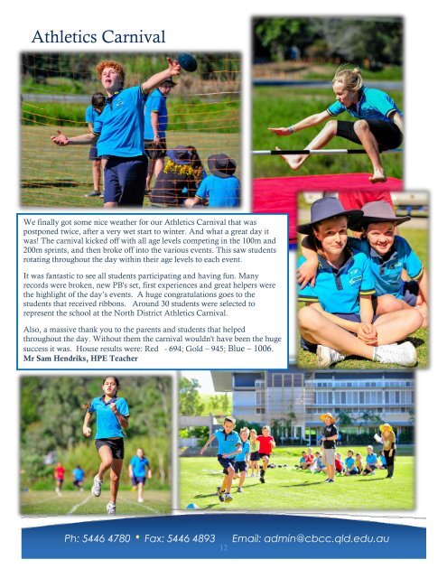 Coolum Beach Christian College NEWS 19 New Students ...