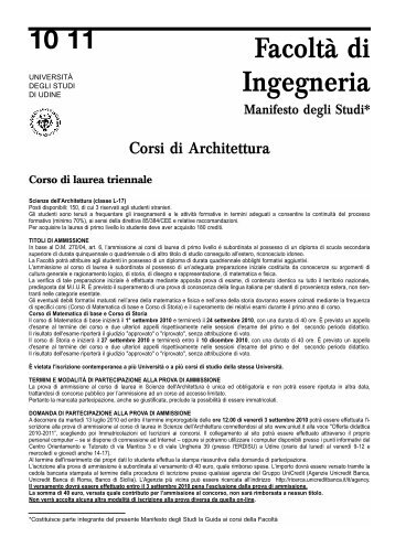 Manifesto degli Studi.pdf - Audine.net