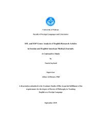 SFL and ESP Genre Analysis of English Research Articles in Iranian ...