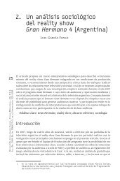 2. Un análisis sociológico del reality show Gran Hermano 4 ...