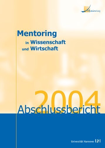 Mentoring "science and economy" final report 2005