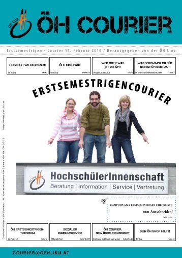 ÃH Courier - Ãsterreichische HochschÃ¼lerInnenschaft Linz - JKU