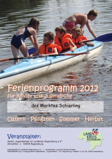 Ferienprogramm des Marktes Schierling