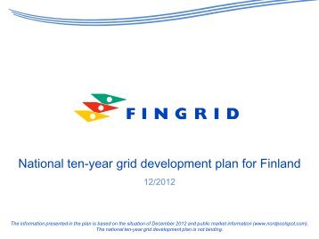 National ten-year grid development plan for Finland - Fingrid