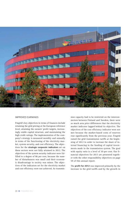 Annual Report 2012 - Fingrid