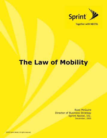 The Law of Mobility