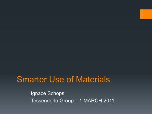 Download the presentation - Tessenderlo Group