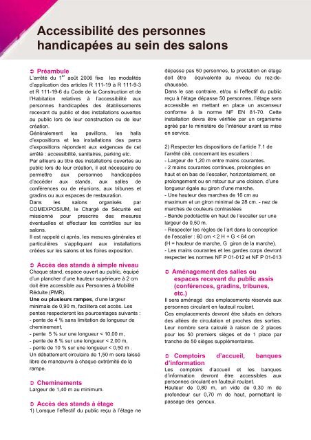 Guide FR - Espace Exposants - Silmo