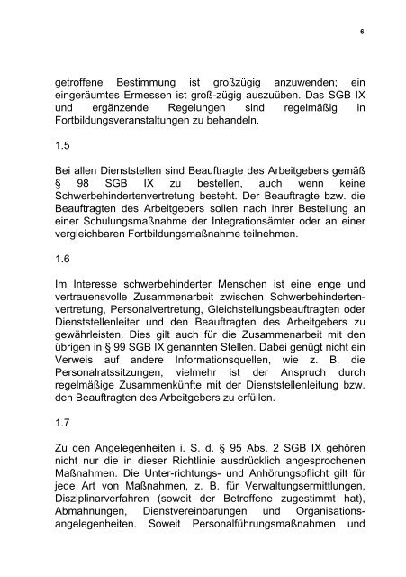Richtlinien zum SGB IX Teil I - Sbv-graskamp.de
