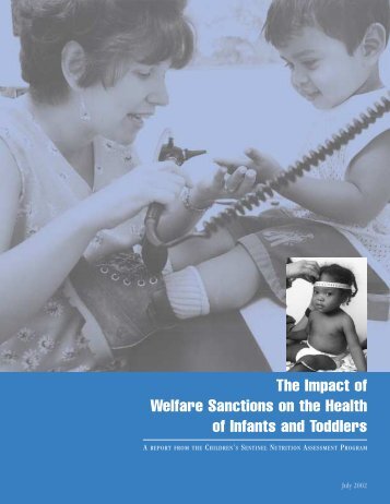 The Impact of Welfare Sanctions on the Health of Infants and Toddlers