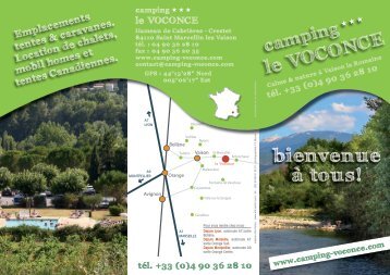 TÃ©lÃ©chargez notre brochure - Camping le Voconce