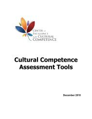 Cultural Competence Assessment Tools - New York State ...