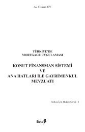 iÃ§indekiler pdf - Hukuk Market