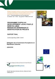 programme d'appui au developpement local pour le ... - ADELNORD