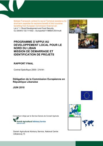 programme d'appui au developpement local pour le ... - ADELNORD