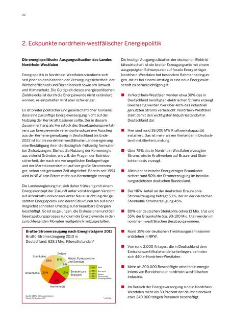 Wirtschaftsbericht 2012 - Landesregierung Nordrhein-Westfalen