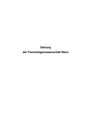 Satzung (PDF-Datei) - Fischereigenossenschaft Niers