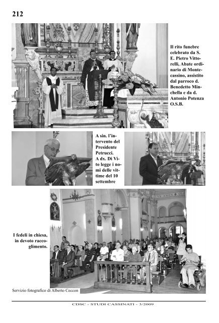 Anno IX nÂ° 3 luglio - settembre 2009 - Studi Cassinati