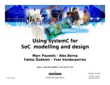 SystemC Tutorial - Microelectronic Systems Laboratory