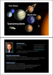 Sonnensystem - Kleinmaeusiges.de