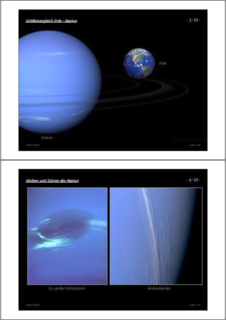 Sonnensystem - Kleinmaeusiges.de