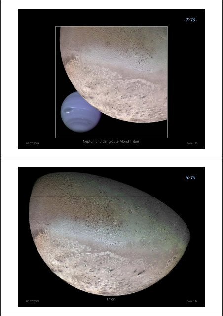 Sonnensystem - Kleinmaeusiges.de