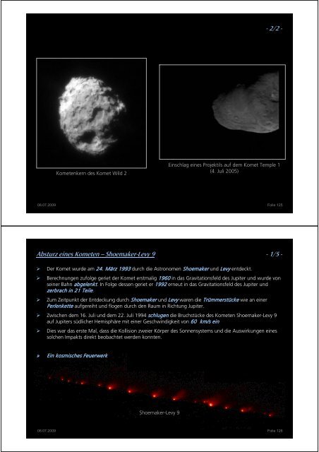 Sonnensystem - Kleinmaeusiges.de