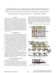 TRANSISTOR SIZING OF LCD DRIVER CIRCUIT FOR ...