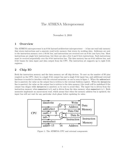The ATHENA Microprocessor
